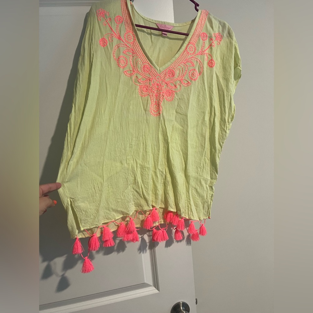 Lilly Pulitzer Tassel Caftan S/M